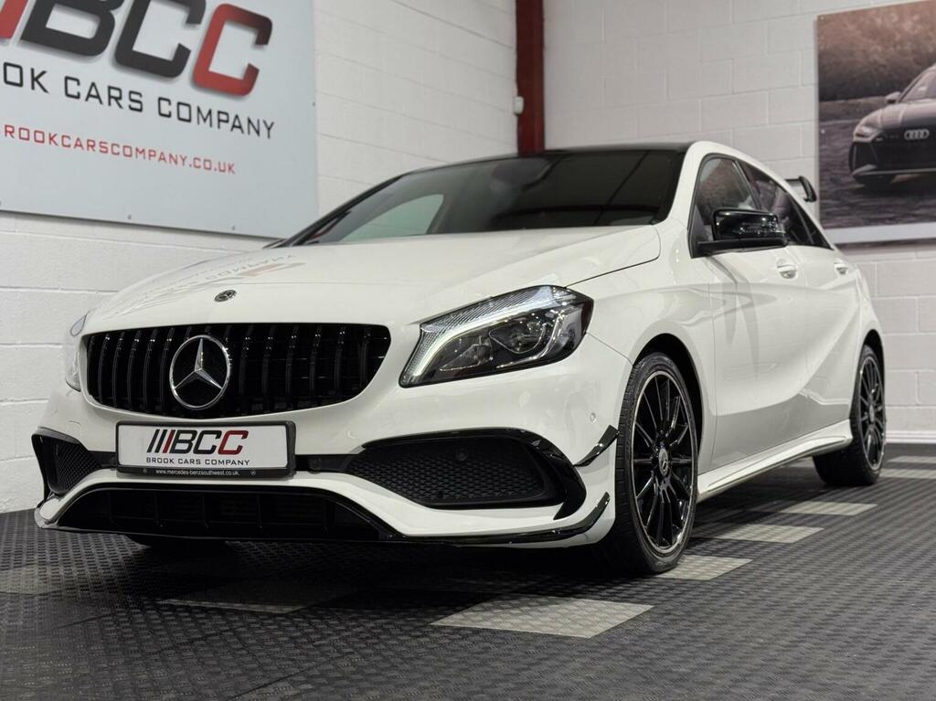 Mercedes-Benz A Class Hatchback 2.1 A200d Amg Line Premium Plus 7G-dct YJ17AJR White #4