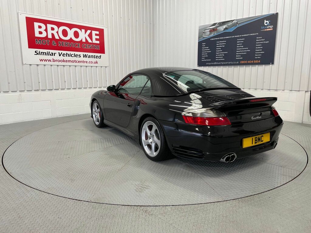 Porsche 911 3.6 996 Turbo Cabriolet Tiptronic S Awd Black #3