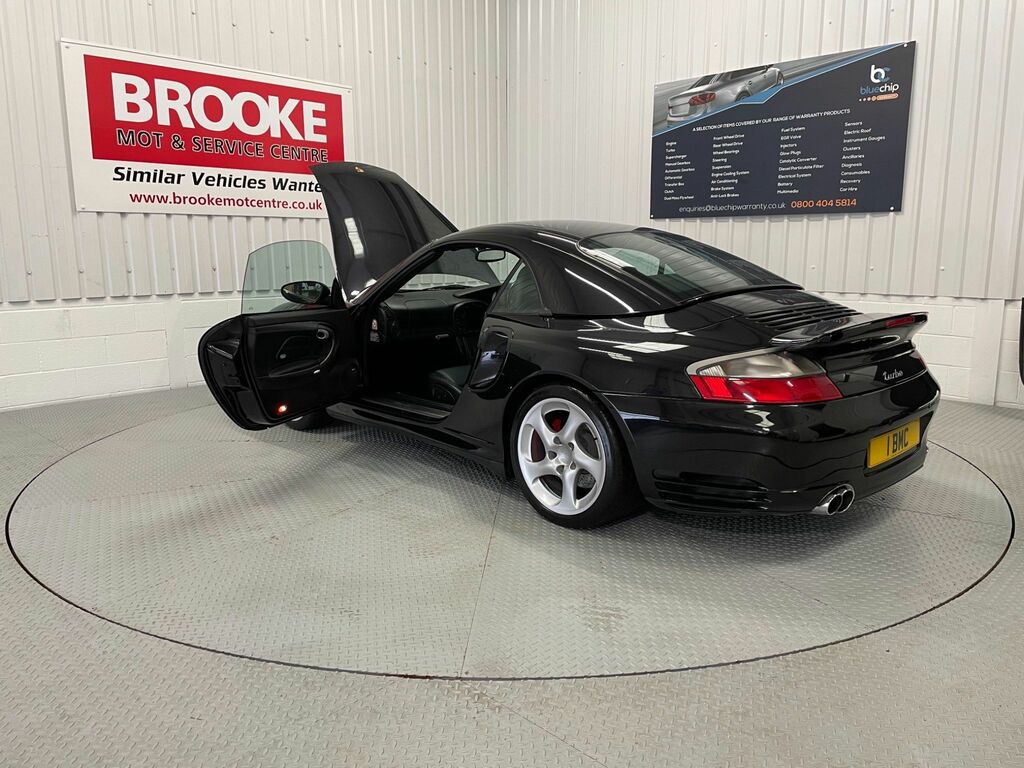 Porsche 911 3.6 996 Turbo Cabriolet Tiptronic S Awd Black #5