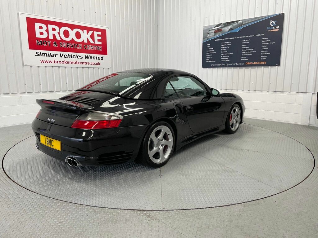 Porsche 911 3.6 996 Turbo Cabriolet Tiptronic S Awd Black #4