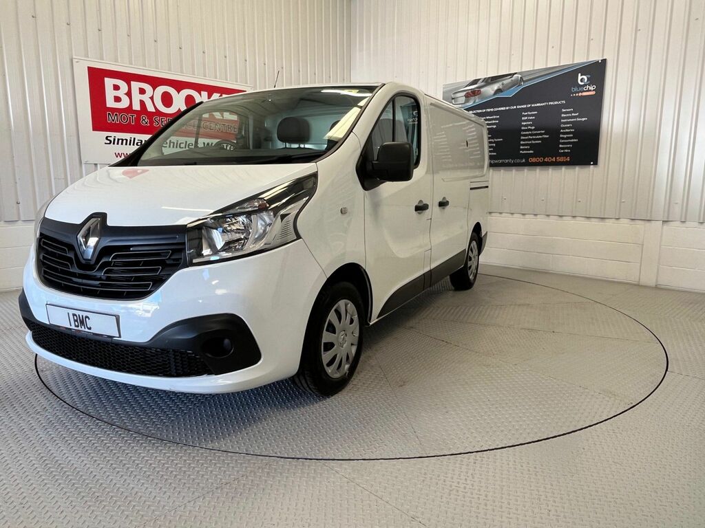 Renault Trafic 1.6 Dci 27 Business Swb Standard Roof Euro 6 SJ19UAU White #2