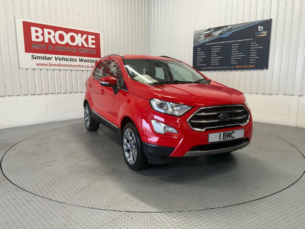 Ford Ecosport 1.0T Ecoboost Titanium Euro 6 Ss Red