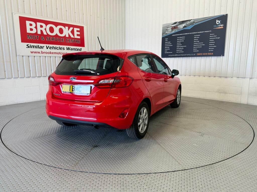 Ford Fiesta 1.1 Ti-vct Zetec Euro 6 Ss ET67HVX Red #4