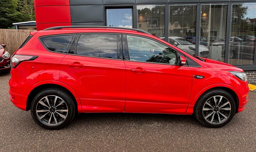 Ford Kuga 1.5 Tdci St-line Powershift Euro 6 Ss WK67VLC Red #5
