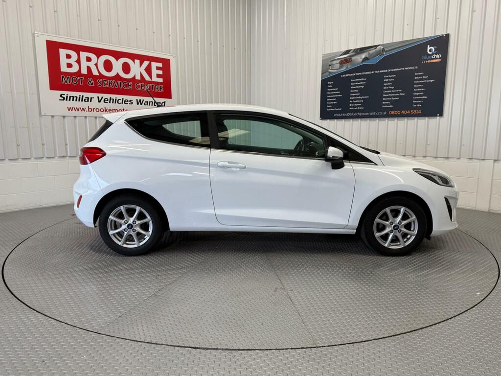 Ford Fiesta 1.0T Ecoboost Zetec Euro 6 Ss EK68UWW White #4