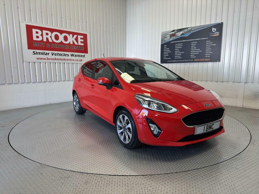 Ford Fiesta 1.0T Ecoboost Trend Euro 6 Ss AO20GVD Red