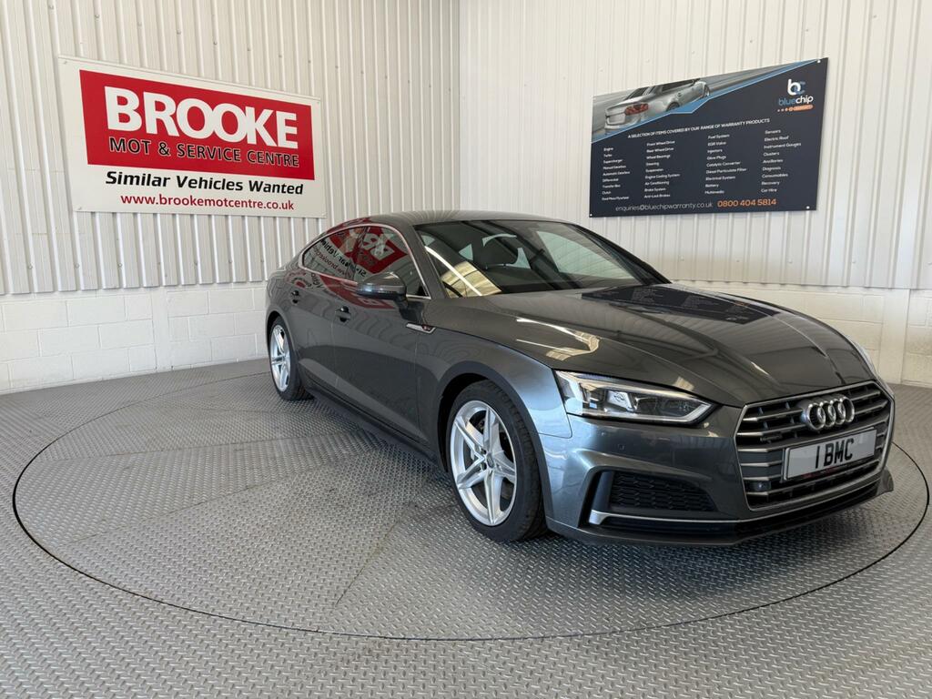 Audi A5 2.0 Tfsi S Line Sportback S Tronic Quattro Euro 6 Grey