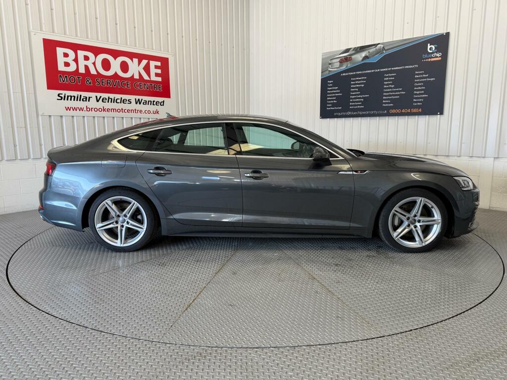 Audi A5 2.0 Tfsi S Line Sportback S Tronic Quattro Euro 6 AK18YWG Grey #4