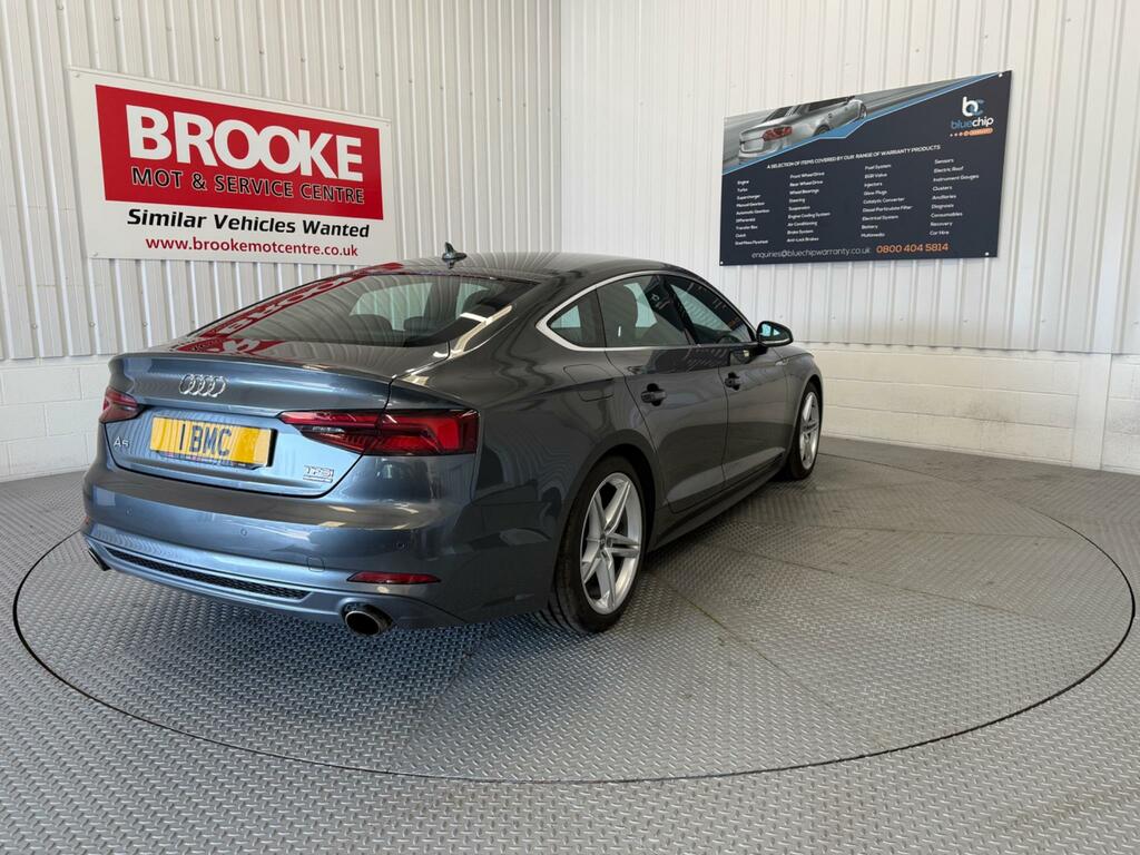 Audi A5 2.0 Tfsi S Line Sportback S Tronic Quattro Euro 6 AK18YWG Grey #5