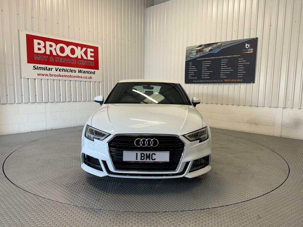 Audi A3 1.0 Tfsi 30 S Line Sportback Euro 6 Ss YB68CMK White #3