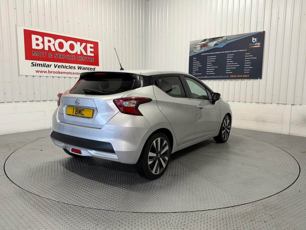 Nissan Micra 1.0 Ig-t Tekna Euro 6 Ss LT71TZS Silver #3