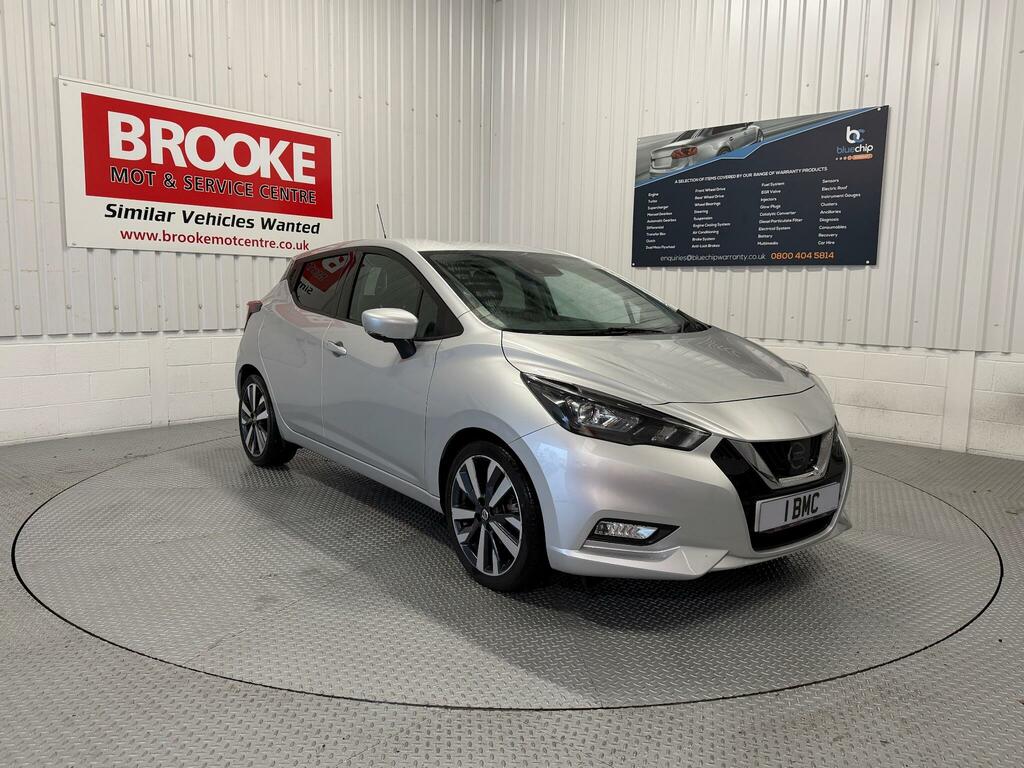 Nissan Micra 1.0 Ig-t Tekna Euro 6 Ss Silver