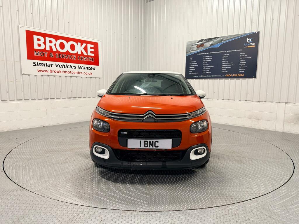 Citroen C3 1.2 Puretech Flair Euro 6 LF67URC Orange #3