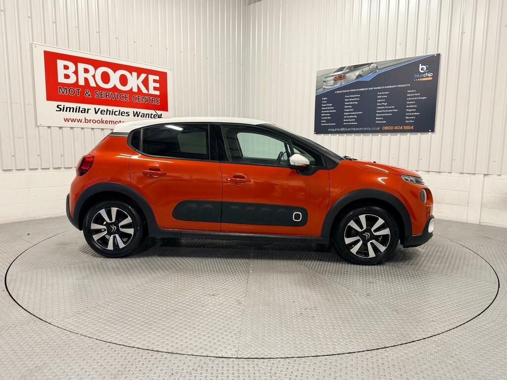 Citroen C3 1.2 Puretech Flair Euro 6 LF67URC Orange #5