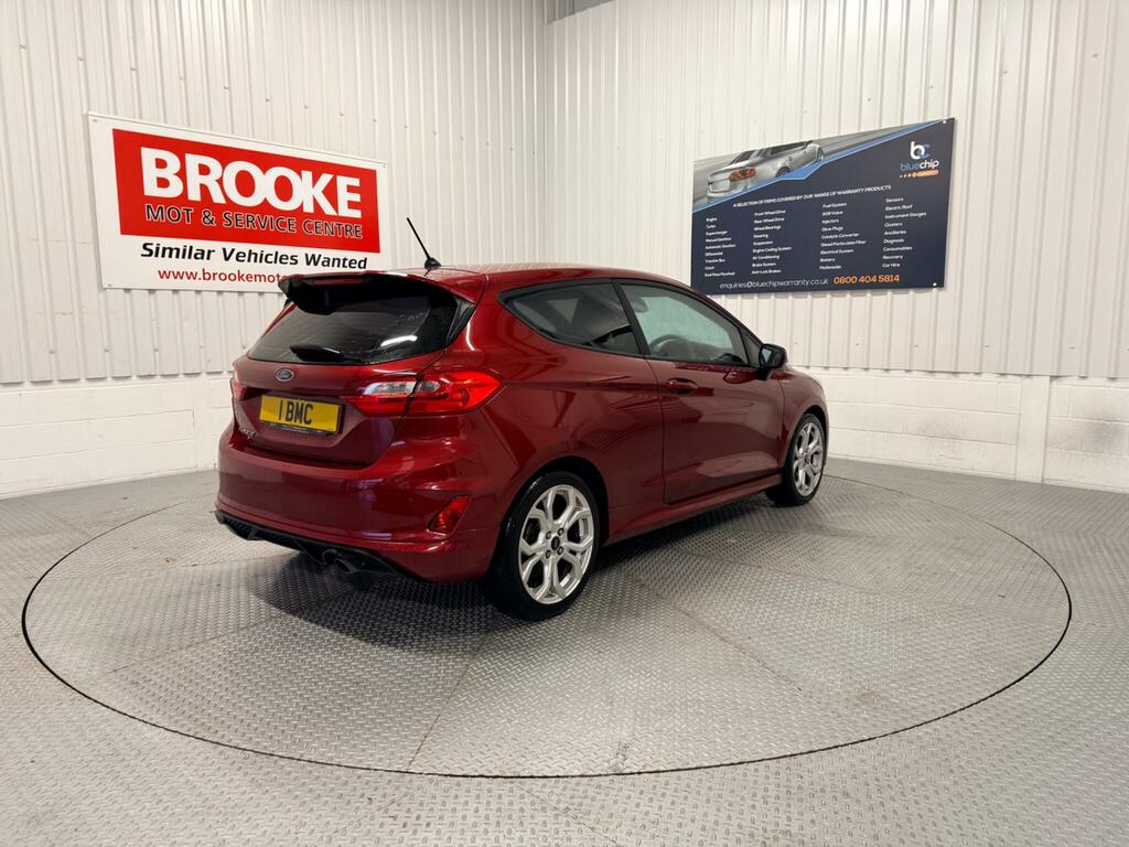 Ford Fiesta 1.0T Ecoboost St-line Euro 6 Ss EJ19RGZ Red #5