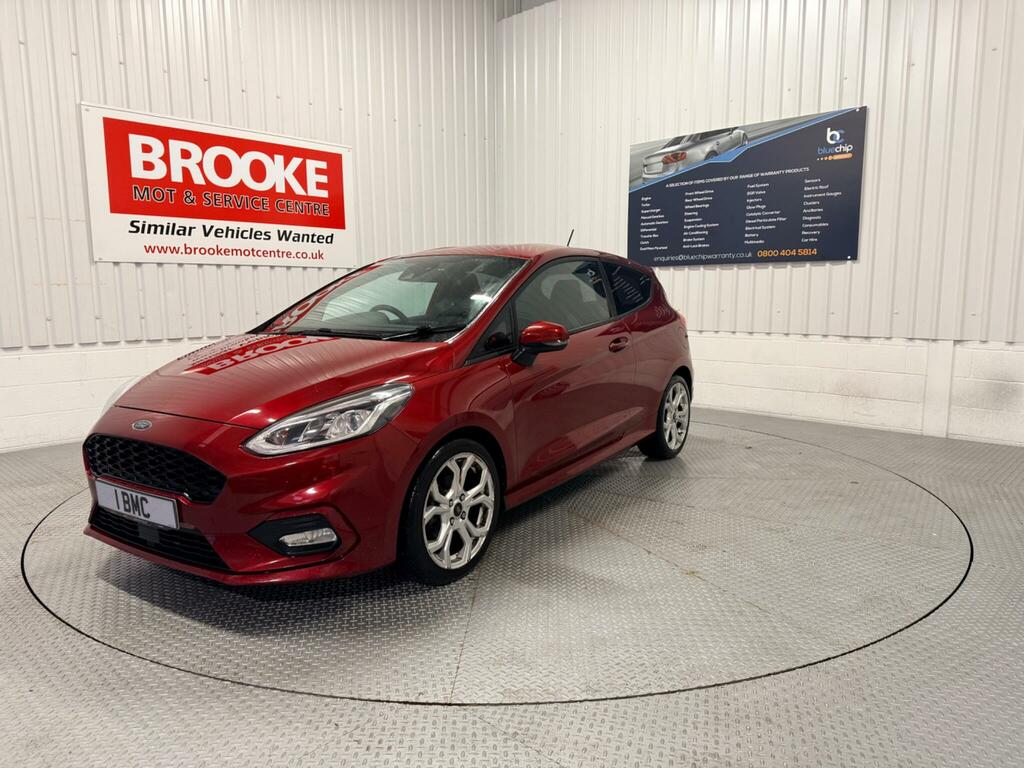 Ford Fiesta 1.0T Ecoboost St-line Euro 6 Ss EJ19RGZ Red #2