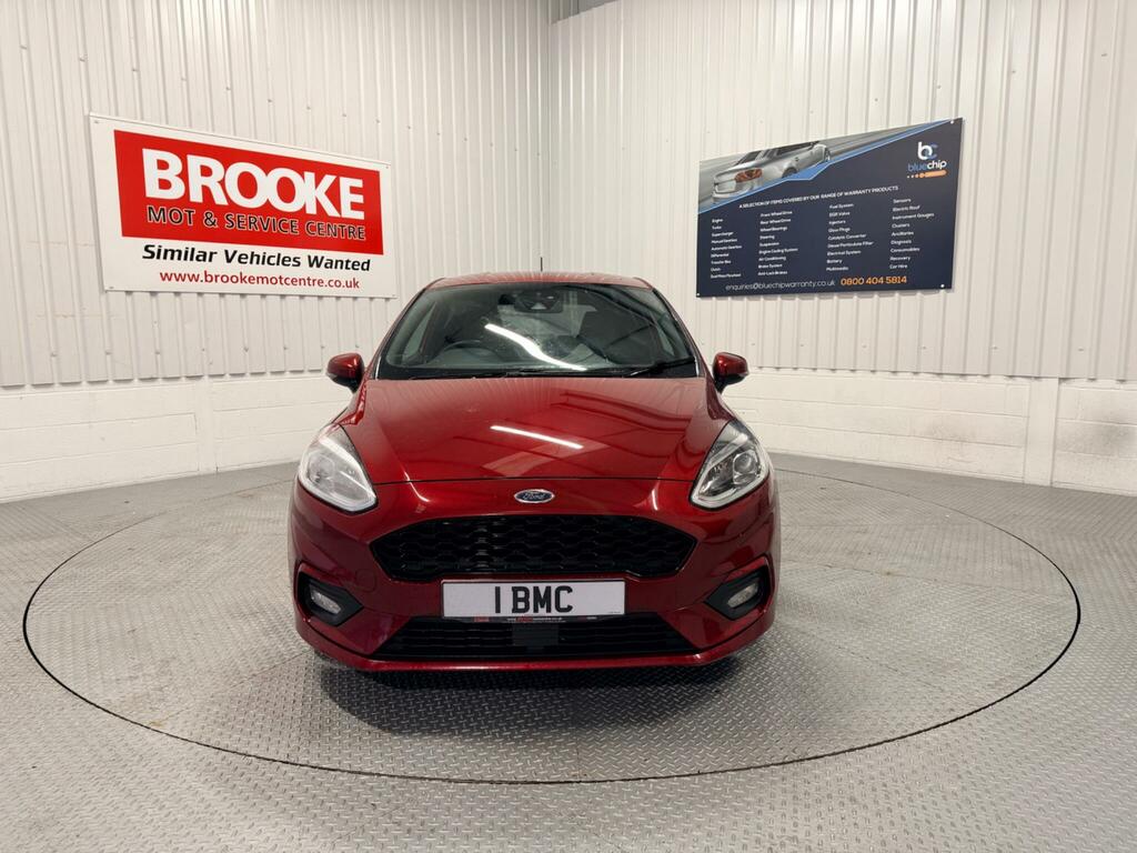 Ford Fiesta 1.0T Ecoboost St-line Euro 6 Ss EJ19RGZ Red #3