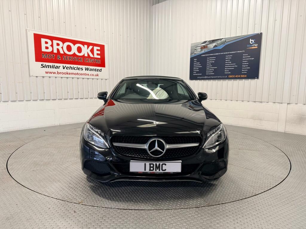 Mercedes-Benz C Class 2.0 C200 Sport Cabriolet G-tronic Euro 6 Ss GD67HVS Black #3