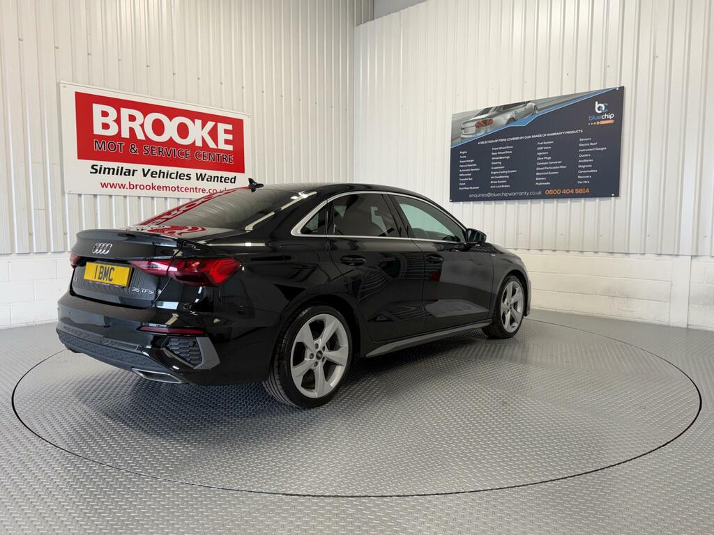 Audi A3 1.5 Tfsi 35 S Line S Tronic Euro 6 Ss FL70DGX Black #3