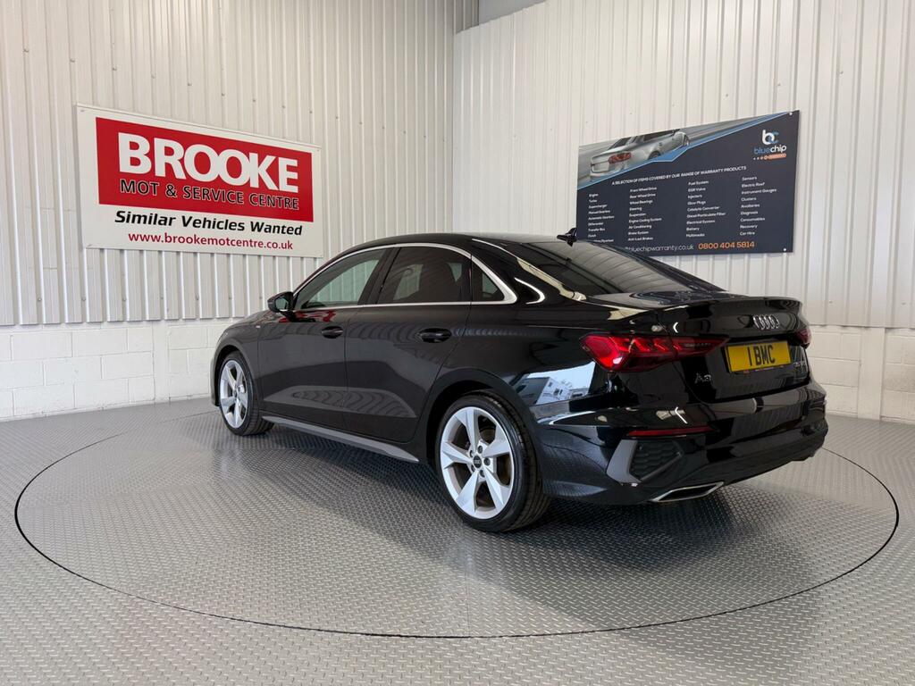 Audi A3 1.5 Tfsi 35 S Line S Tronic Euro 6 Ss FL70DGX Black #4