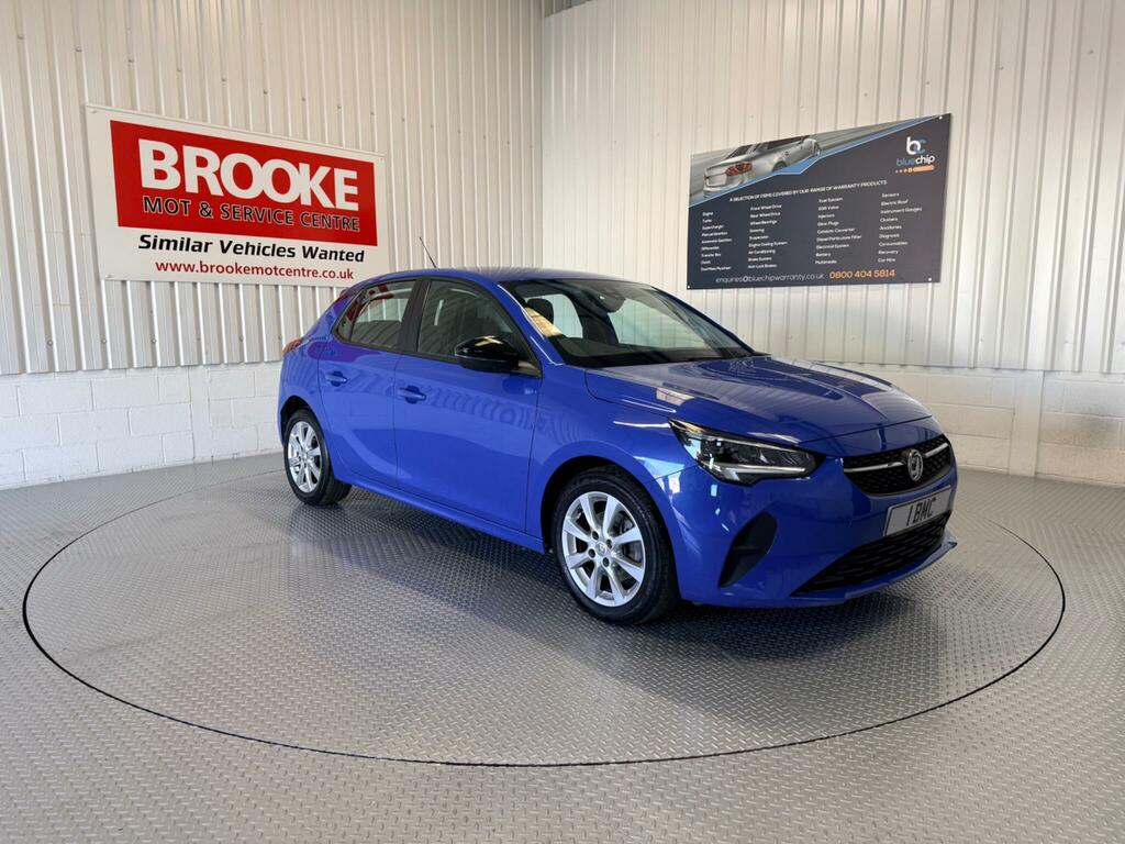 Vauxhall Corsa 1.2 Turbo Design Euro 6 Ss LC72POU Blue
