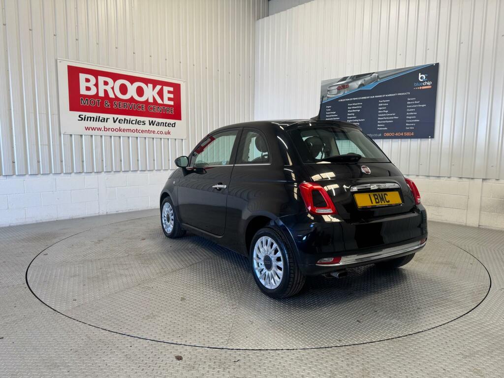 Fiat 500 1.2 Lounge Euro 6 Ss ET66KNM Black #5