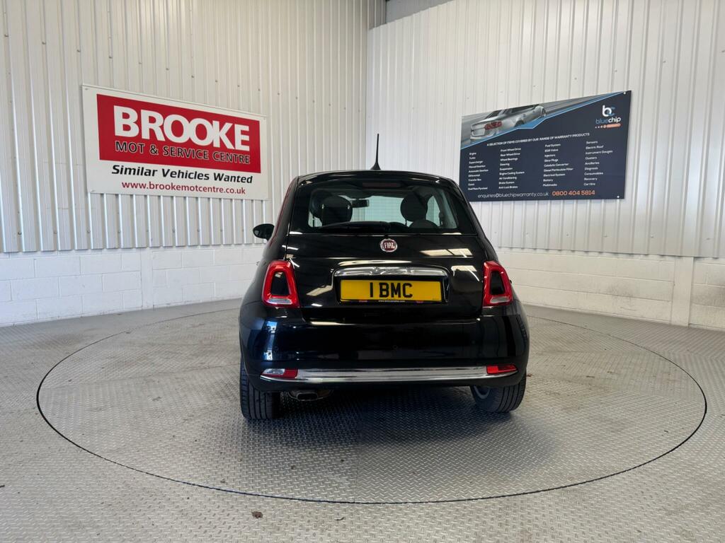 Fiat 500 1.2 Lounge Euro 6 Ss ET66KNM Black #6