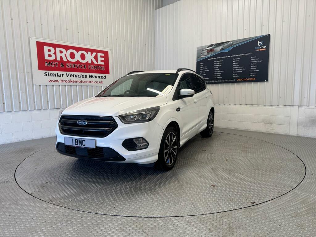 Ford Kuga 2.0 Tdci Ecoblue St-line Euro 6 Ss EU67VXN White #3