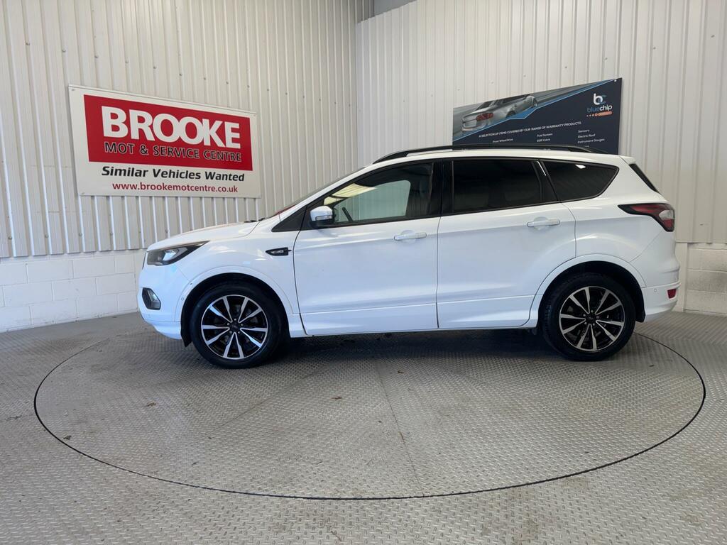 Ford Kuga 2.0 Tdci Ecoblue St-line Euro 6 Ss EU67VXN White #4