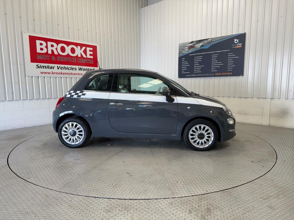 Fiat 500 1.2 Lounge Euro 6 Ss KJ68GRF Grey #4