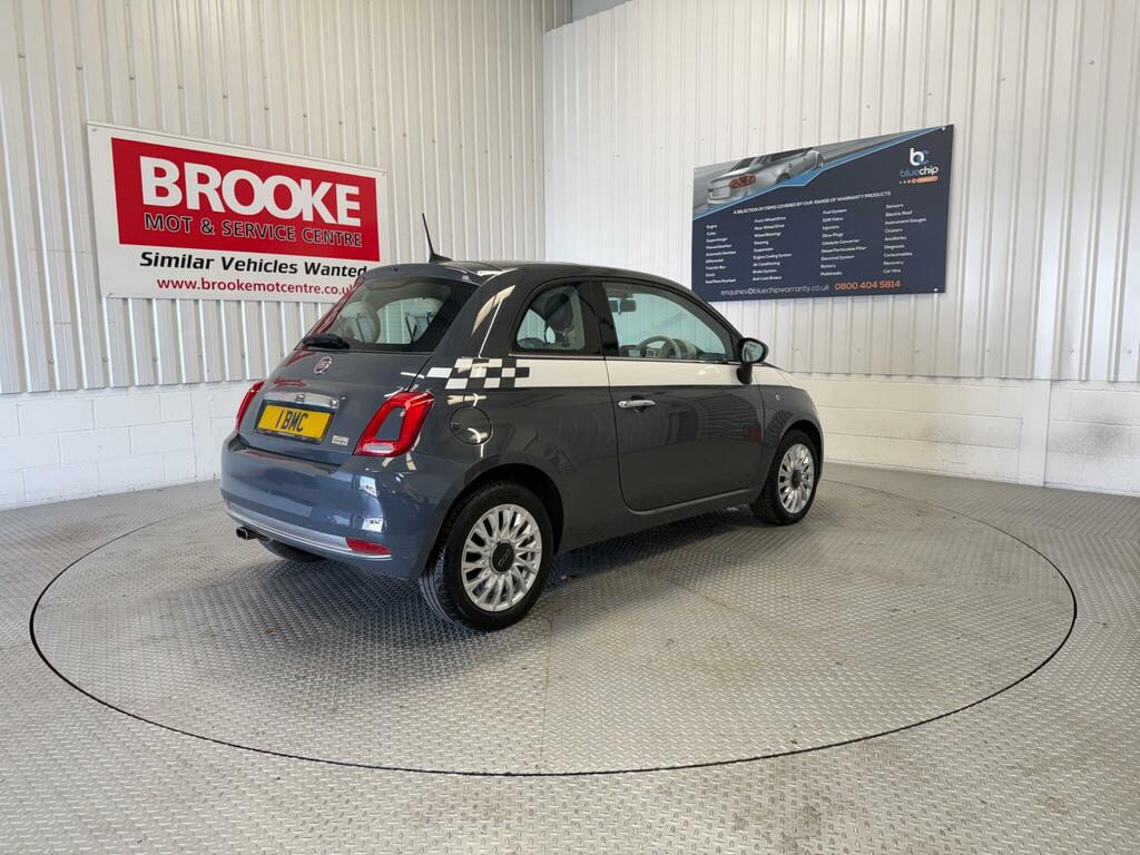 Fiat 500 1.2 Lounge Euro 6 Ss KJ68GRF Grey #5