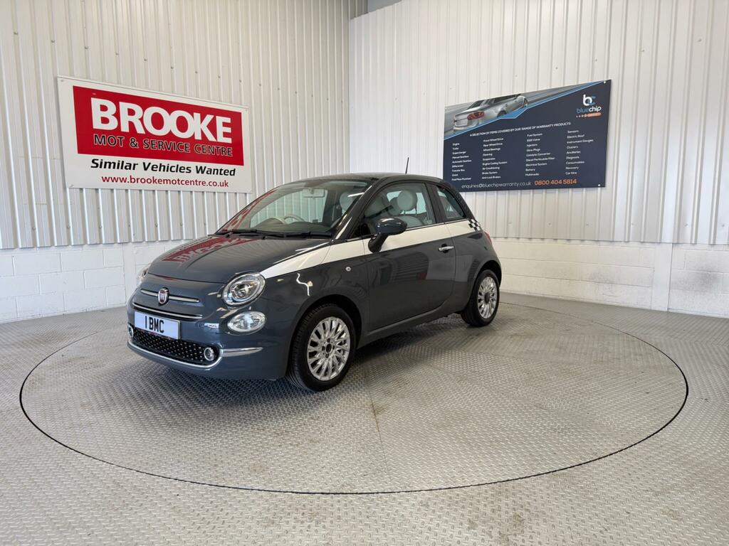 Fiat 500 1.2 Lounge Euro 6 Ss KJ68GRF Grey #3