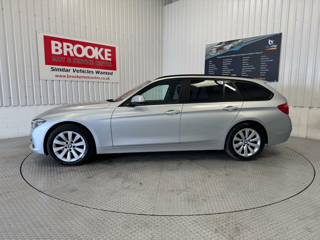 BMW 3 Series 2.0 318D Se Touring Euro 6 Ss HV66VYY Silver #4