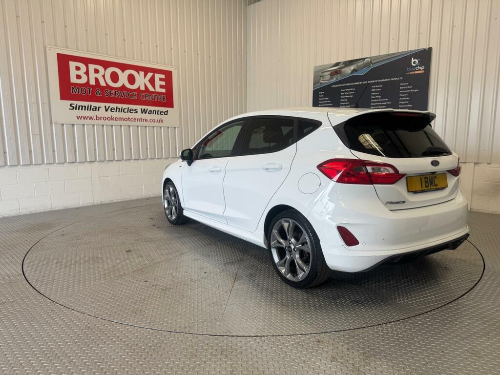 Ford Fiesta 1.0T Ecoboost St-line Euro 6 Ss HT68EJK White #5