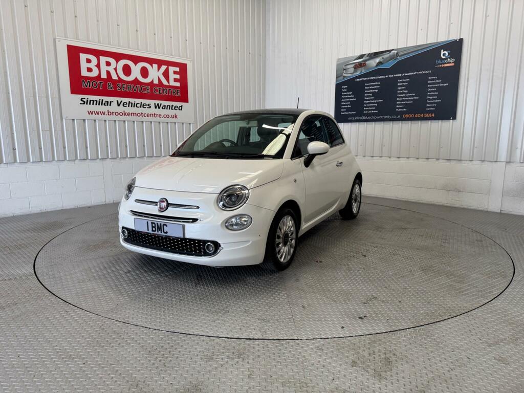 Fiat 500 1.2 Lounge Euro 6 Ss VE18KRF White #3