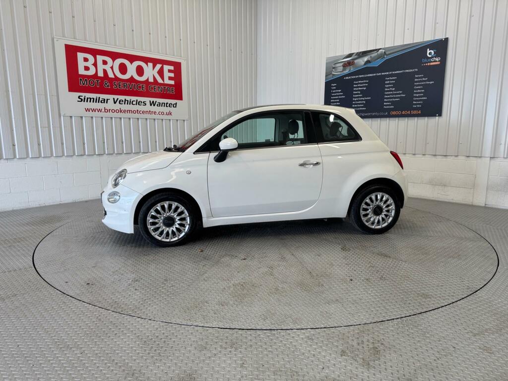 Fiat 500 1.2 Lounge Euro 6 Ss VE18KRF White #4
