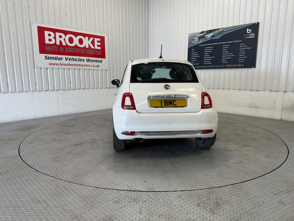 Fiat 500 1.2 Lounge Euro 6 Ss VE18KRF White #6