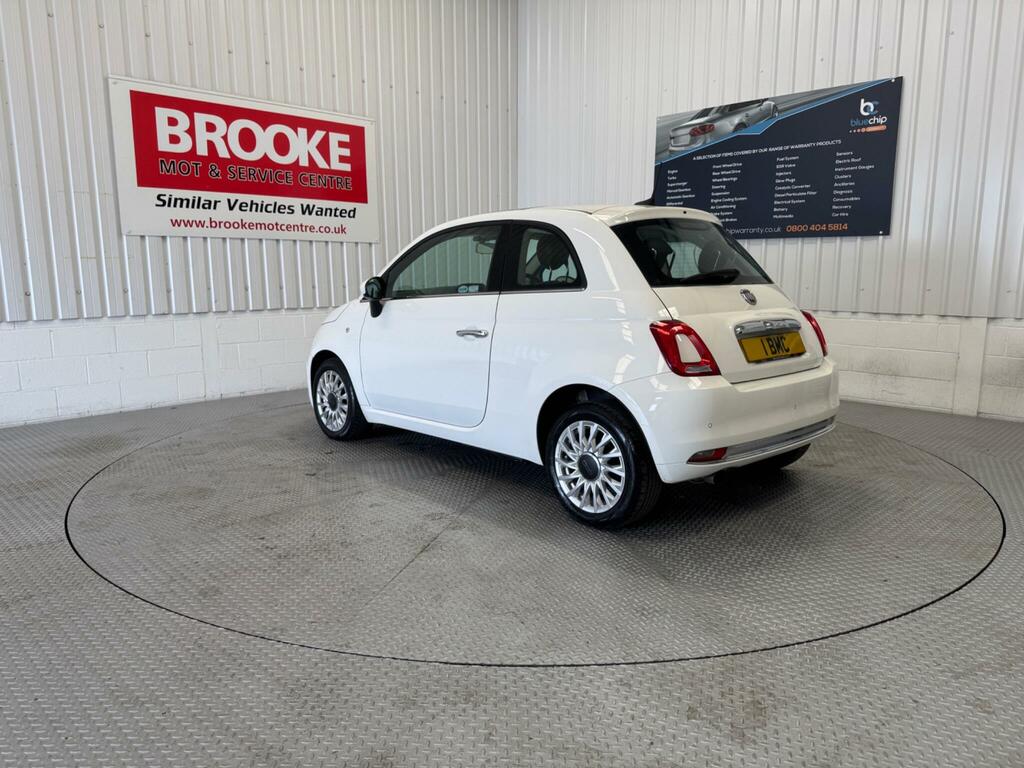 Fiat 500 1.2 Lounge Euro 6 Ss VE18KRF White #5