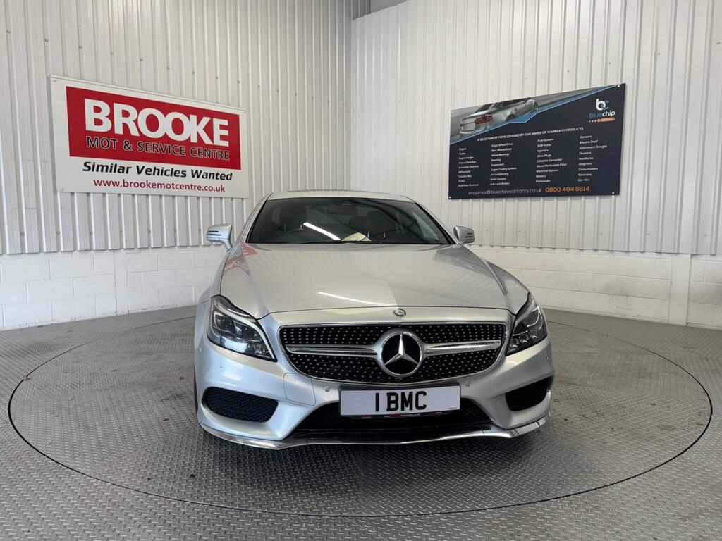 Mercedes-Benz CLS 2.1 Cls220d Amg Line Premium Coupe G-tronic Eur LM66EZH Silver #2