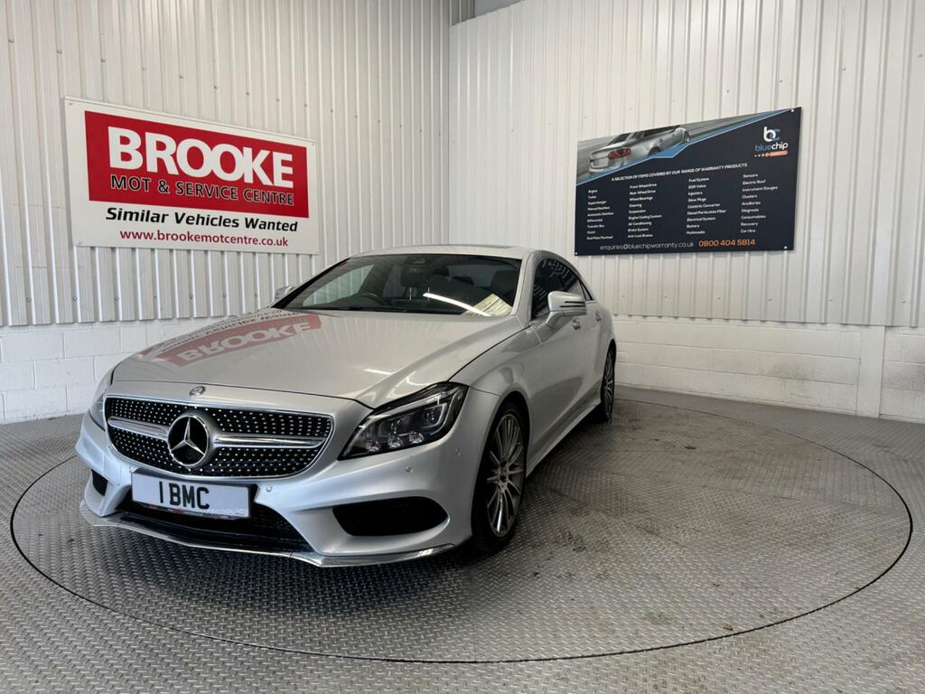 Mercedes-Benz CLS 2.1 Cls220d Amg Line Premium Coupe G-tronic Eur LM66EZH Silver #3