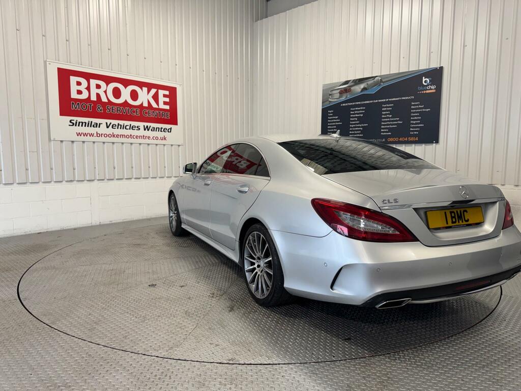 Mercedes-Benz CLS 2.1 Cls220d Amg Line Premium Coupe G-tronic Eur LM66EZH Silver #5