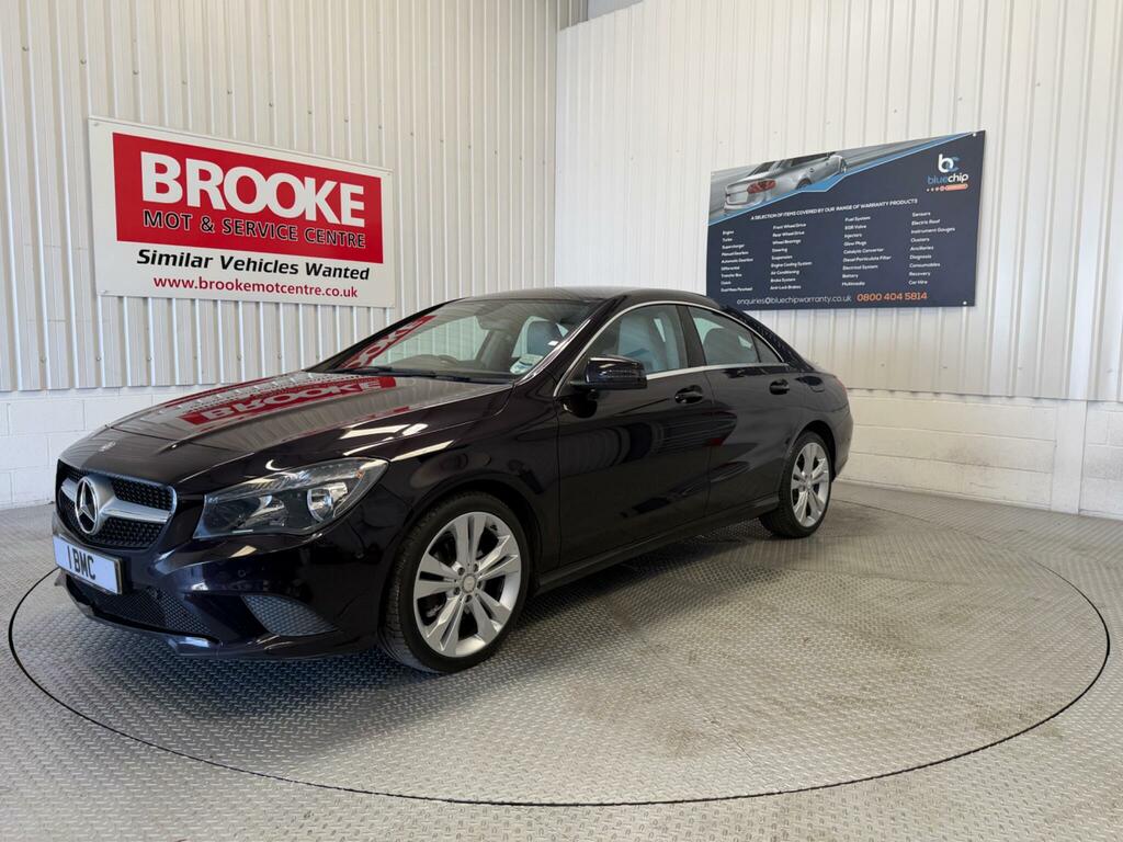 Mercedes-Benz CLA Class 1.6 Cla180 Sport Coupe Euro 6 Ss EU63UPD Purple #2