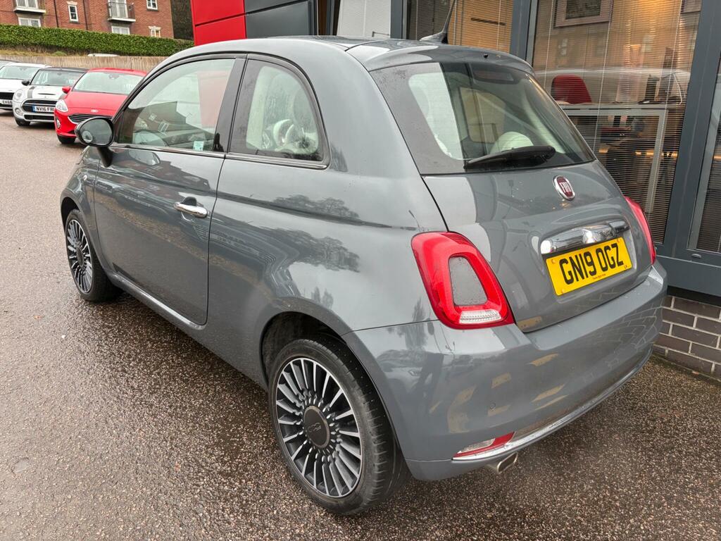 Fiat 500 1.2 Lounge Euro 6 Ss GN19OGZ Grey #4