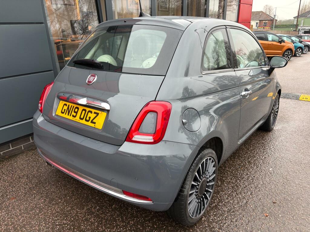 Fiat 500 1.2 Lounge Euro 6 Ss GN19OGZ Grey #3