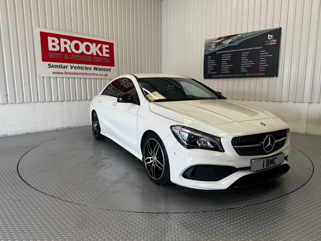 Mercedes-Benz CLA Class 2.1 Cla200d Amg Line Coupe Euro 6 Ss White