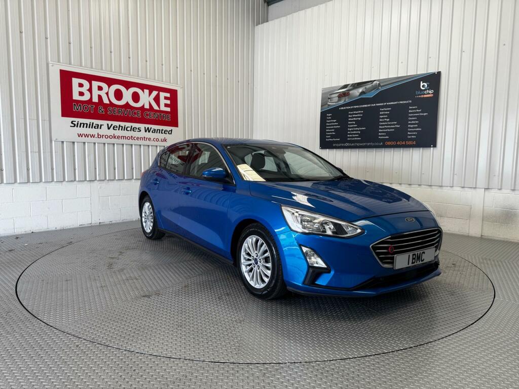Ford Focus 1.0T Ecoboost Titanium Euro 6 Ss LN68VDA Blue #2