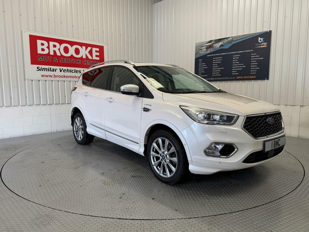 Ford Kuga 2.0 Tdci Vignale Powershift Awd Euro 6 Ss RJ69TVT White