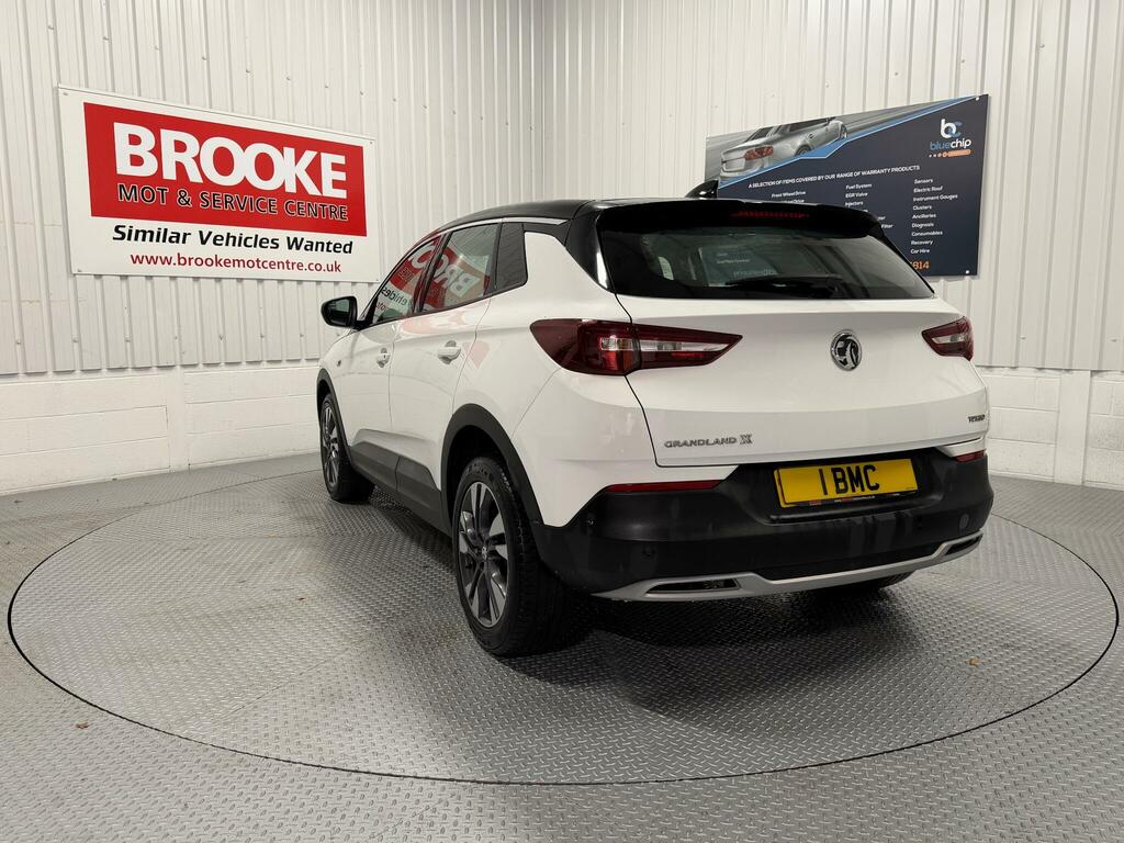 Vauxhall Grandland X 1.2 Turbo Sport Nav Euro 6 Ss NJ19ONR White #5
