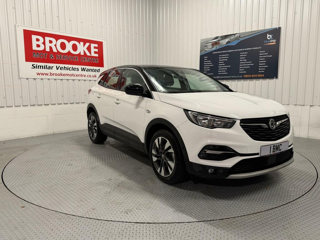 Vauxhall Grandland X 1.2 Turbo Sport Nav Euro 6 Ss White