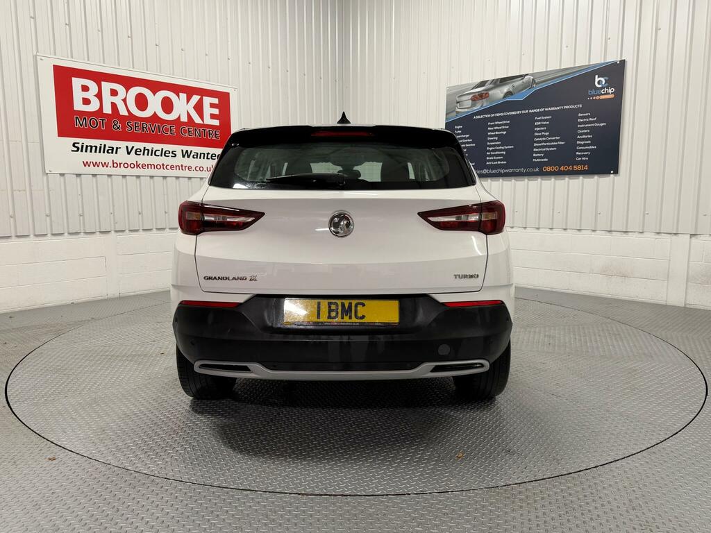 Vauxhall Grandland X 1.2 Turbo Sport Nav Euro 6 Ss NJ19ONR White #4